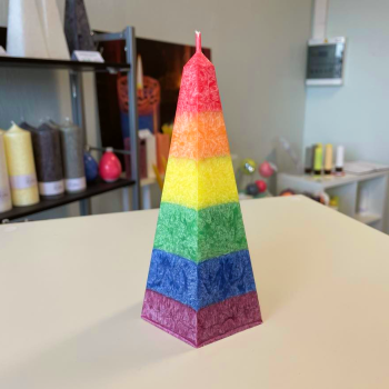 Vikerkaarelipuga pride vikerkaar küünal Pride Rainbow Flag Candle