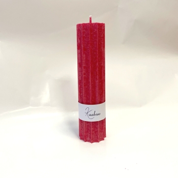 Bordoo punane pitsiline taimne looduslik käsitöö küünal Bordeaux Red Vegetable Stearin Natural Handmade Cobweb candle