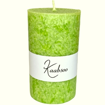 Salatiroheline looduslik käsitööküünal steariinist Natural Green Salad Stearin Candle