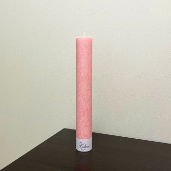 Kirsiõieroosa beebiroosa taimsest steariinist sammasküünal lauaküünal Cherry Blossom Baby Pink Vegetable Stearin Pillar Candle