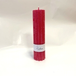 Kaabsoo Gothic Pillar Candle, Red