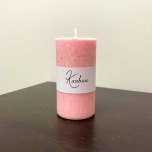 Cherry Blossom Pillar Candle, 9x5 cm