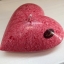 Punane südamekujuline küünal Heart-shaped Candle Kaabsoo