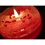 Pitsiline keraküünal looduslik käsitööküünal - Natural cobweb lace ball candle by Kaabsoo