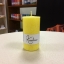 Kollane lauaküünal steariinküünal Yellow pillar candle